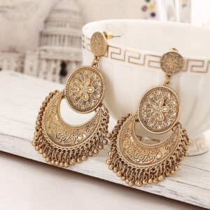 Crescent Noor Earrings (Gold)